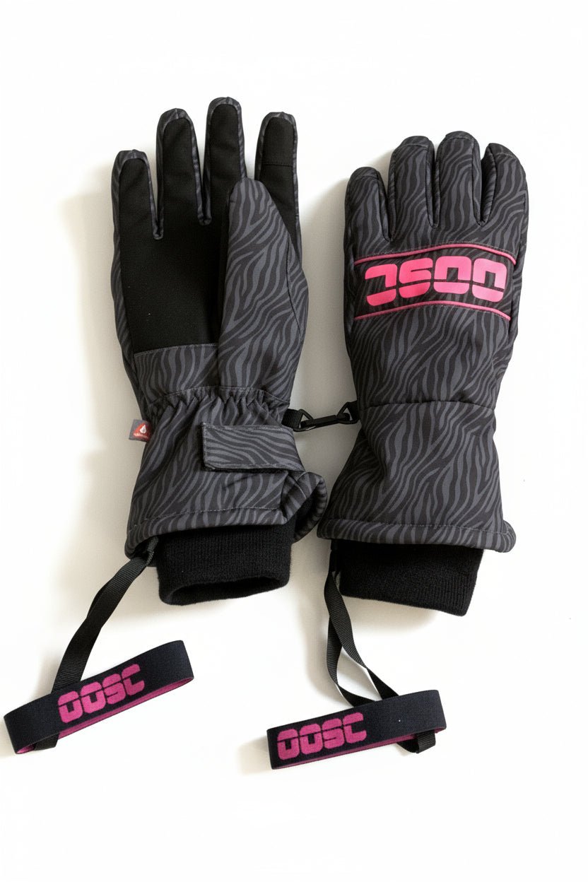 1987 PrimaLoft® V2 Ski & Snowboard Gloves - Black Tiger - OOSC Clothing - USA