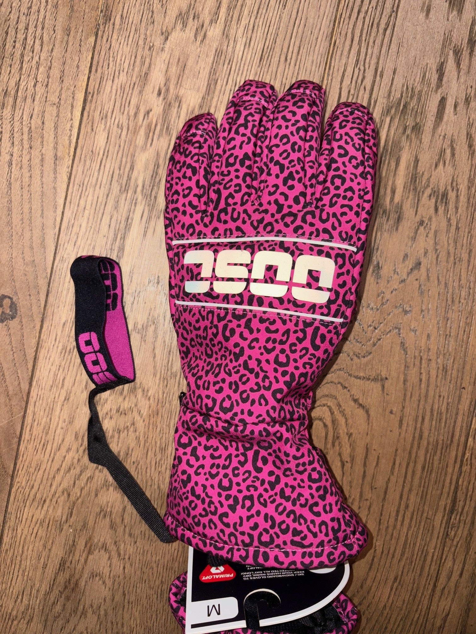 1987 PrimaLoft® V2 Ski & Snowboard Gloves - Pink Leopard - OOSC Clothing - USA