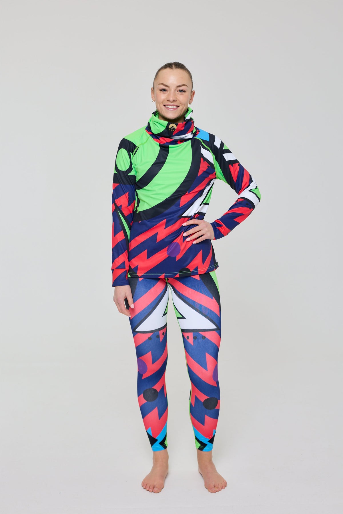 Fresh Prince X Women's High Neck Baselayer Top