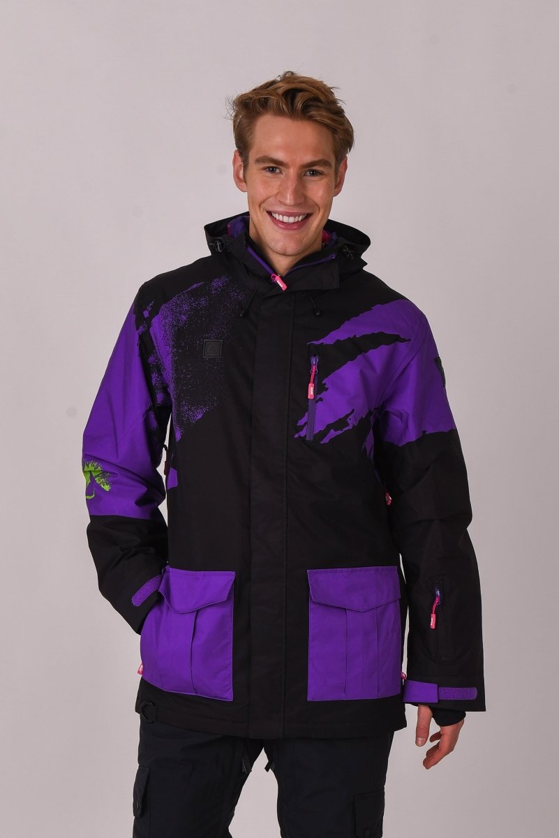 Afterparty Jacket Black & Purple Men's – OOSC Clothing - USA