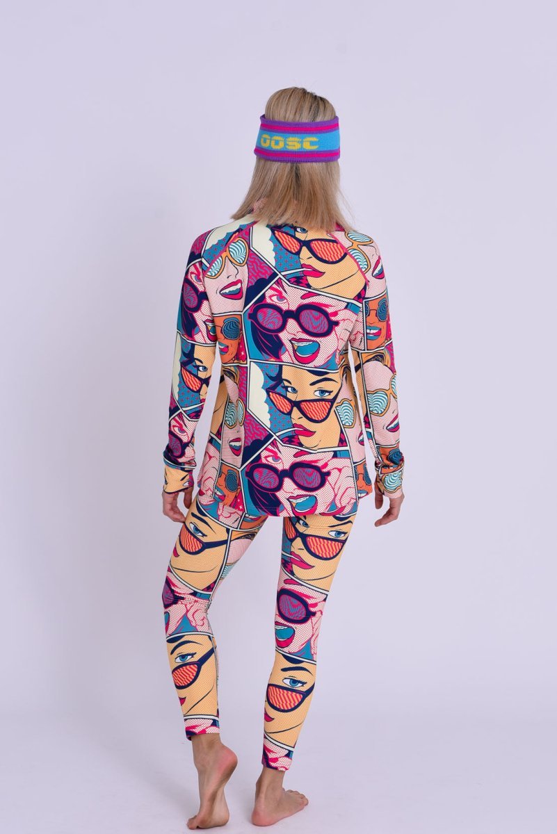 Baselayer Leggings - Comic Book Candy Women's - OOSC Clothing - USA