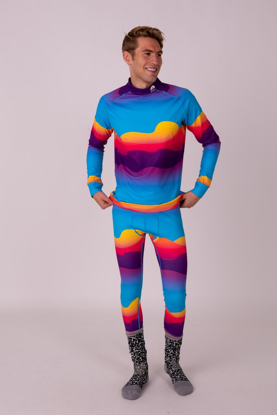 Baselayer Top - Mambo Sunset Mens - OOSC Clothing - USA
