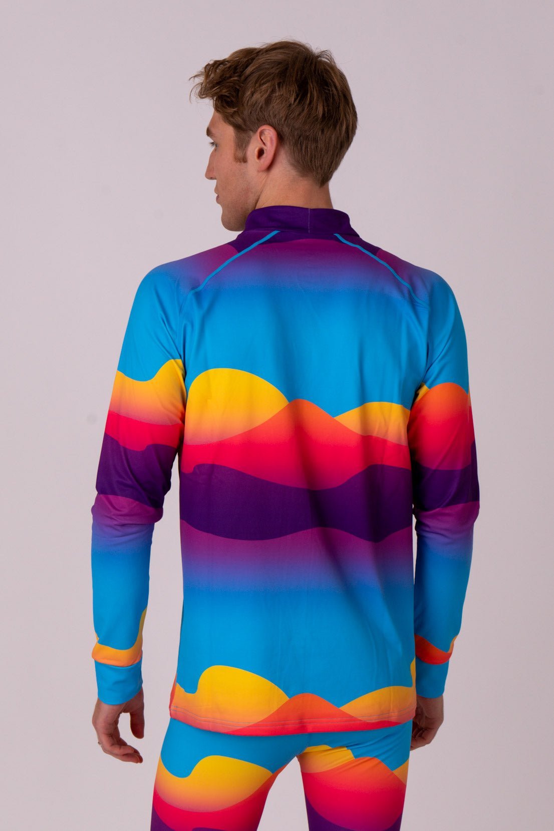Baselayer Top - Mambo Sunset Mens - OOSC Clothing - USA
