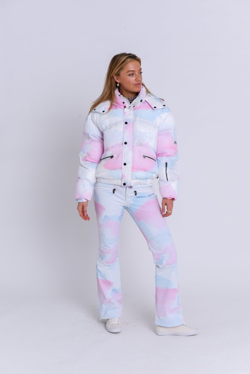 Chic Puffer Jacket - Watercolour - OOSC Clothing - USA