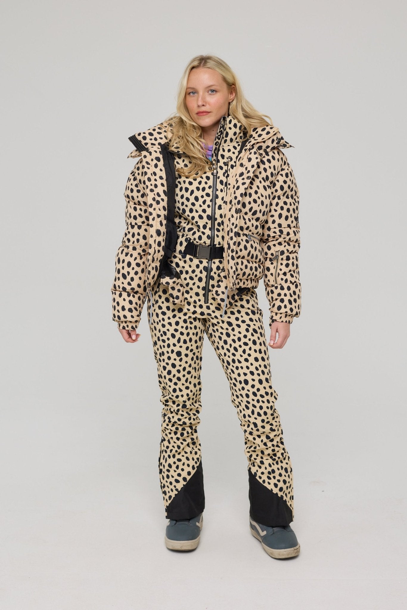Chic Ski Suit - Cheetah - OOSC Clothing - USA