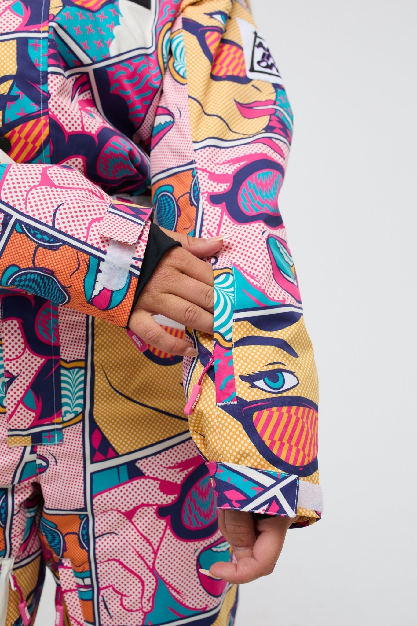 Comic Book Candy - Curved Women's Ski Suit - OOSC Clothing - USA