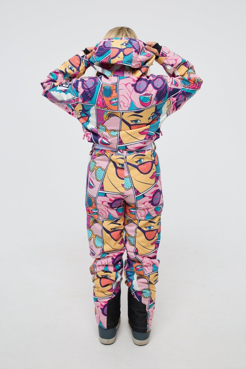Comic Book Candy - Shaped Women's Ski Suit - OOSC Clothing - USA