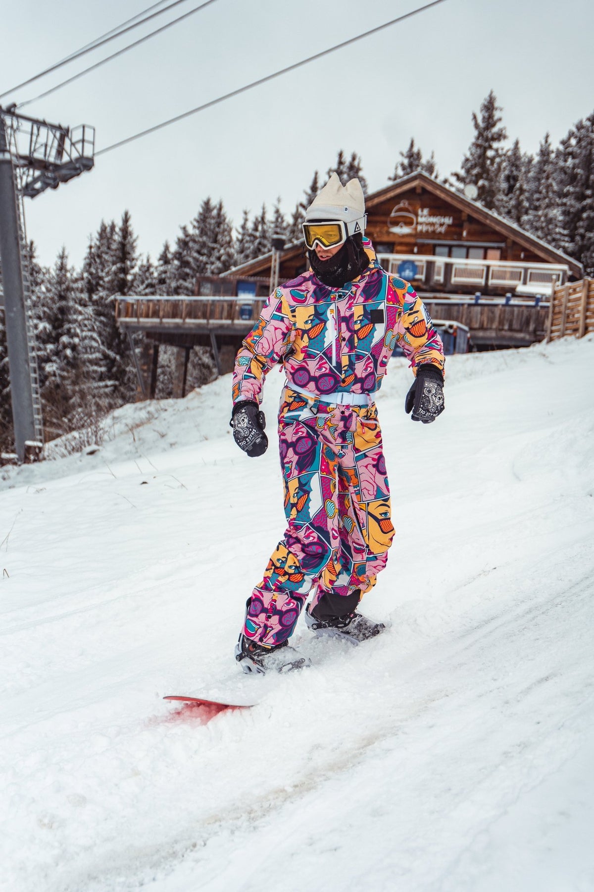 Comic Book Candy Ski Suit - Mens - OOSC Clothing - USA