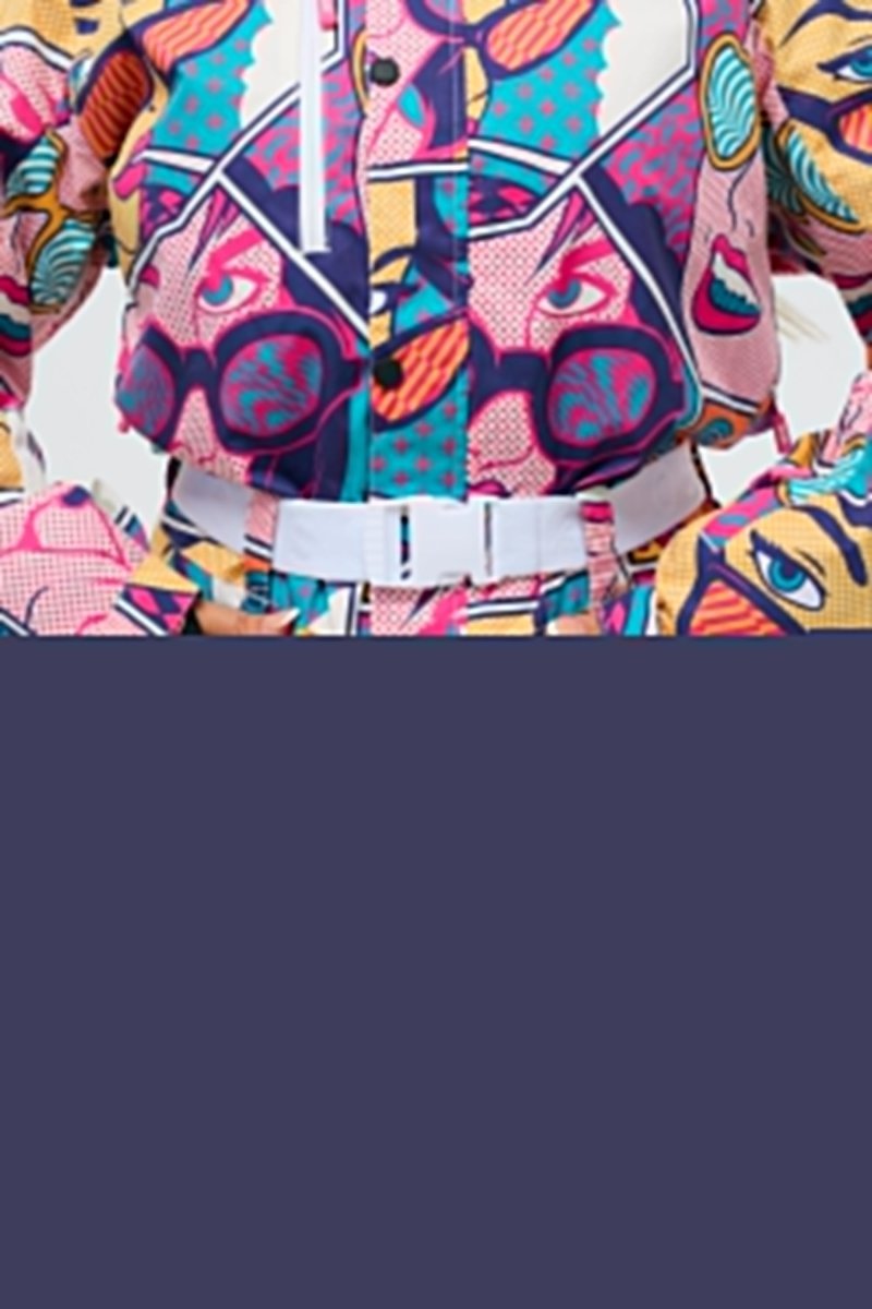 Comic Book Candy Ski Suit - Women's - OOSC Clothing - USA