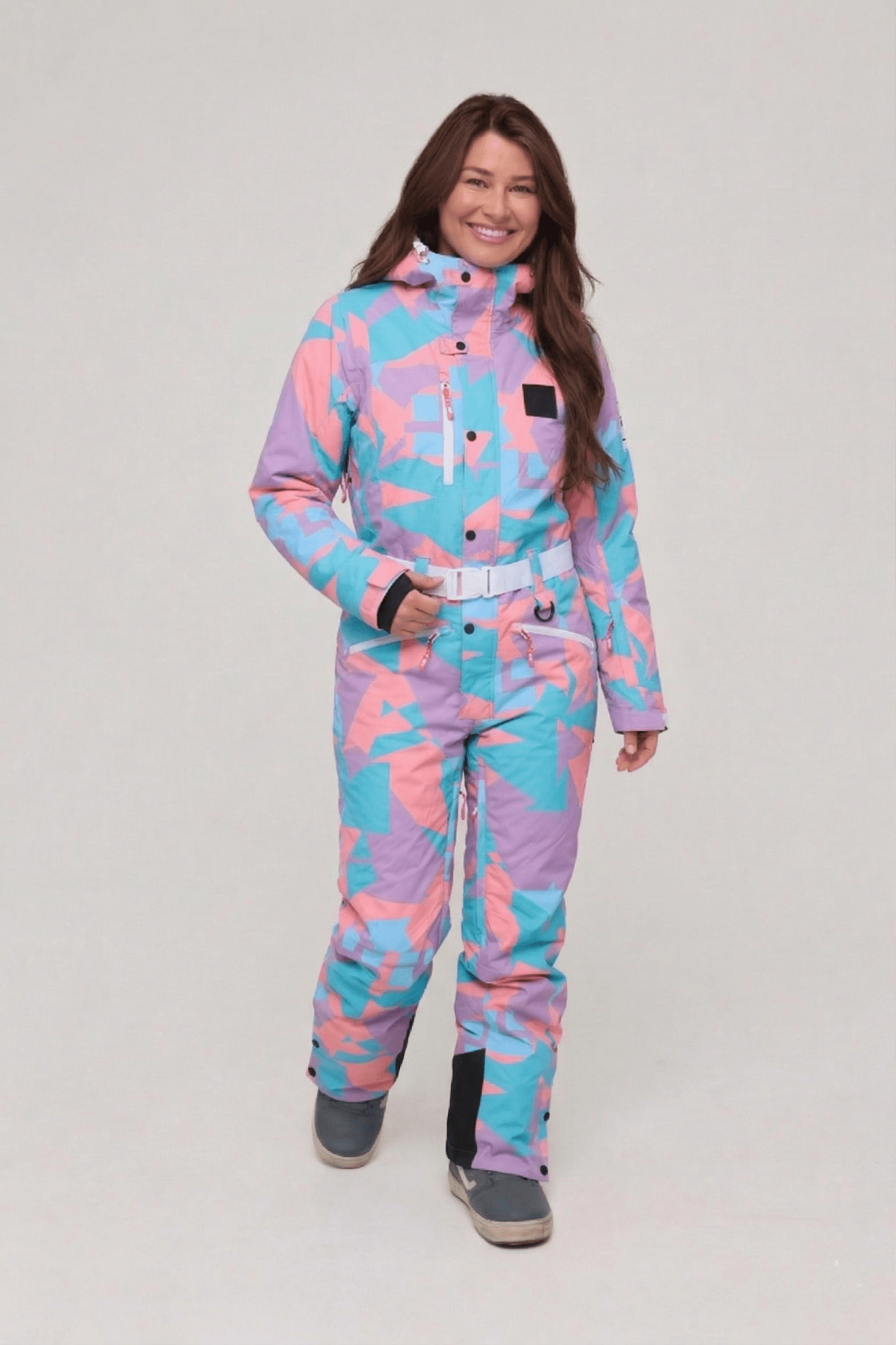 Del Mar Shaped Ski Suit | Retro Snow Suit (Women's) - OOSC