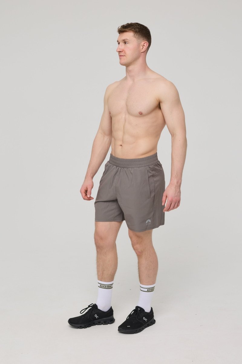 Elite Activewear Shorts - Khaki - OOSC Clothing - USA