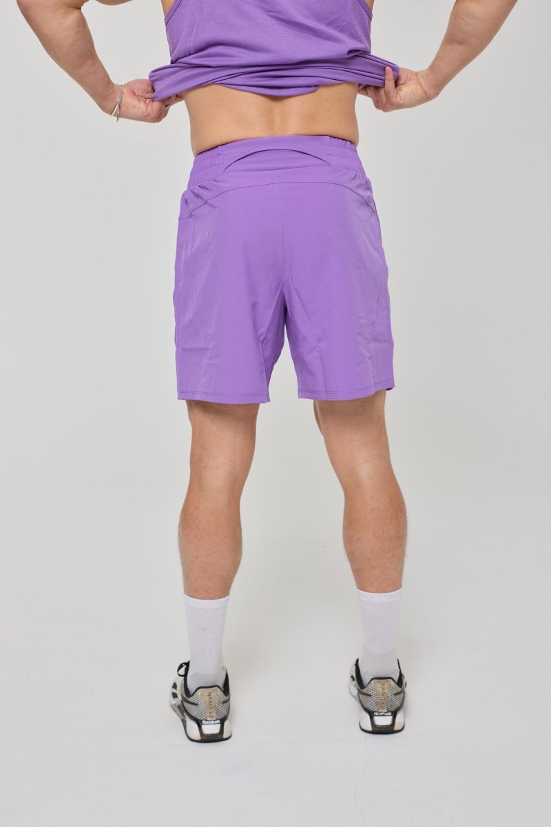 Elite Activewear Shorts - Purple - OOSC Clothing - USA