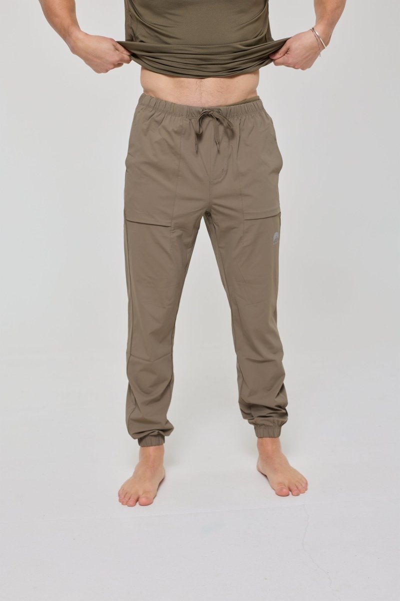 Elite Everyday Activewear Joggers - Khaki - OOSC Clothing - USA