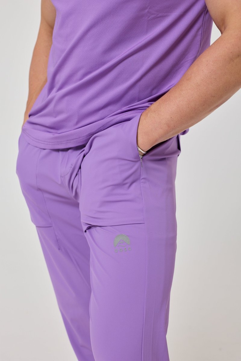 Elite Everyday Activewear Joggers - Purple - OOSC Clothing - USA