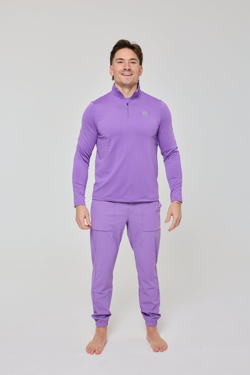 Elite Everyday Activewear Joggers - Purple - OOSC Clothing - USA