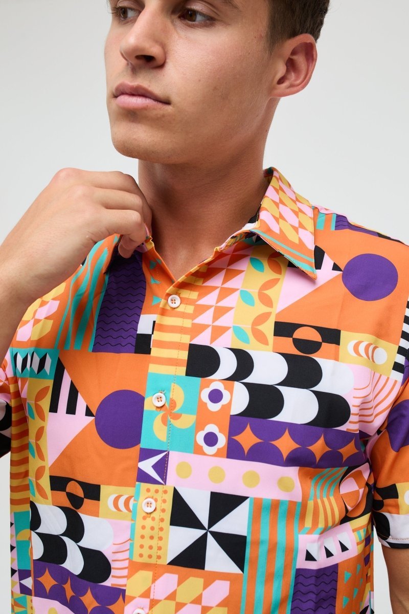Endless Summer Men's Short Sleeve Shirt - OOSC Clothing - USA