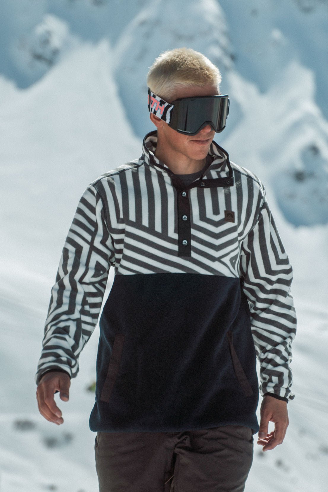 Fall Line Fleece Black - Men's - OOSC Clothing - USA