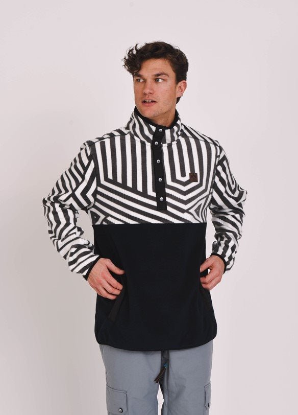 Fall Line Fleece Black - Men's - OOSC Clothing - USA