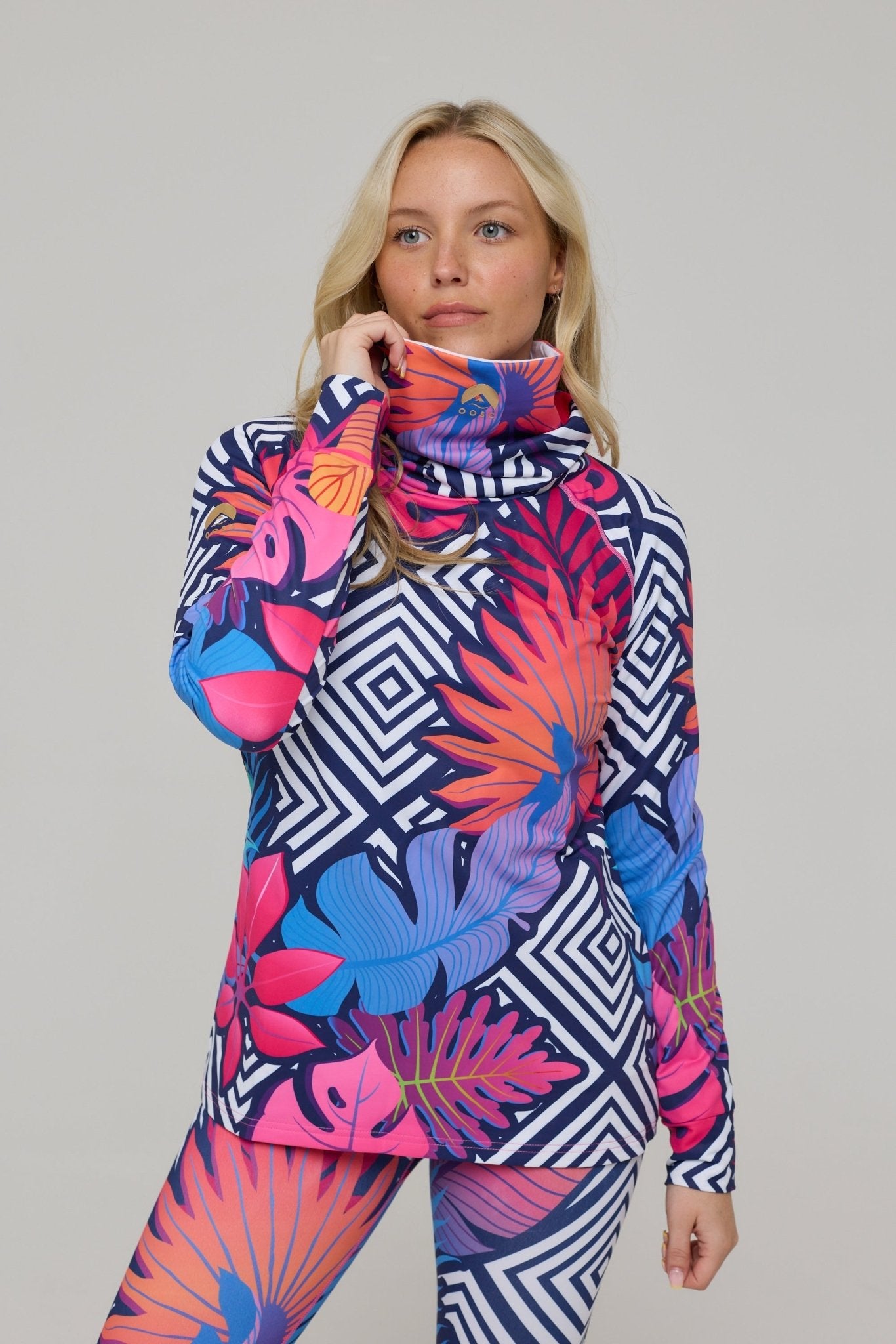 High Neck Baselayer Top Big Poppa - Women's - OOSC Clothing - USA