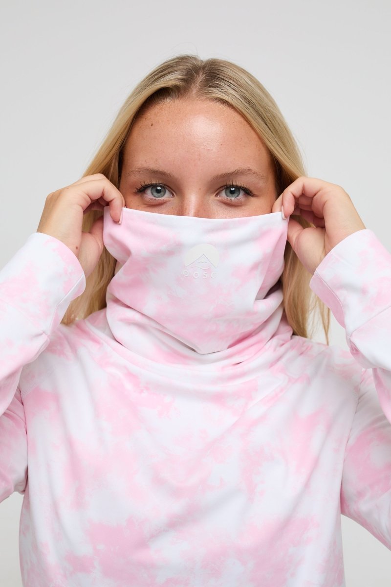 High Neck Baselayer Top - Pink Signature Collection Women's - OOSC Clothing - USA