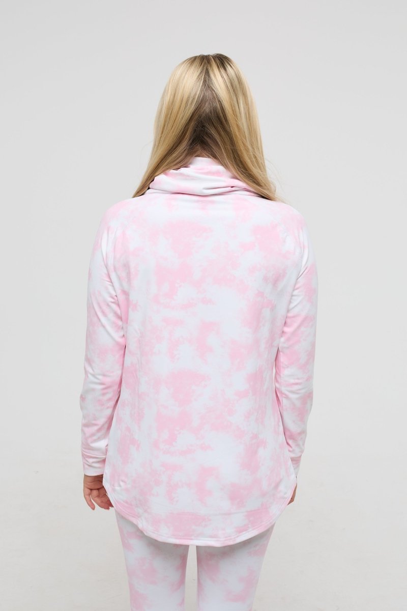 High Neck Baselayer Top - Pink Signature Collection Women's - OOSC Clothing - USA