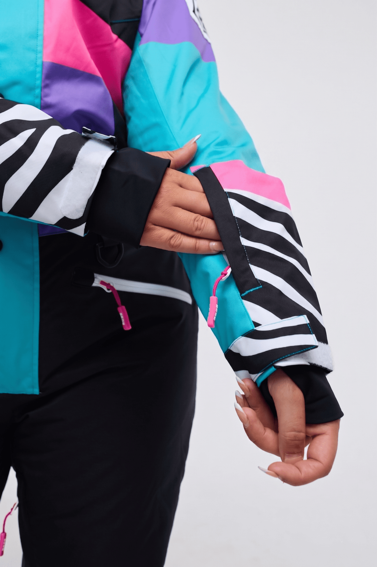Hotel California Pink Women's Ski Suit - OOSC Clothing - USA