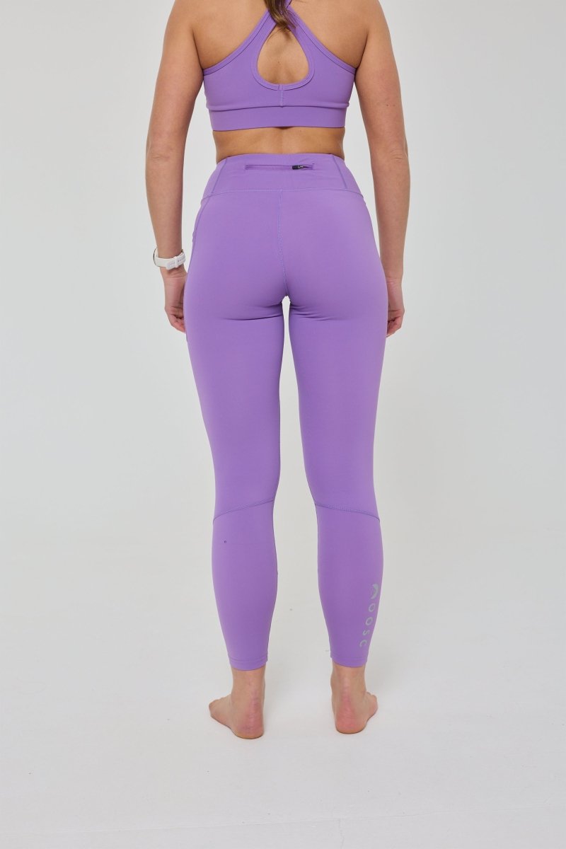 Infinite High Waisted Leggings - Purple - OOSC Clothing - USA