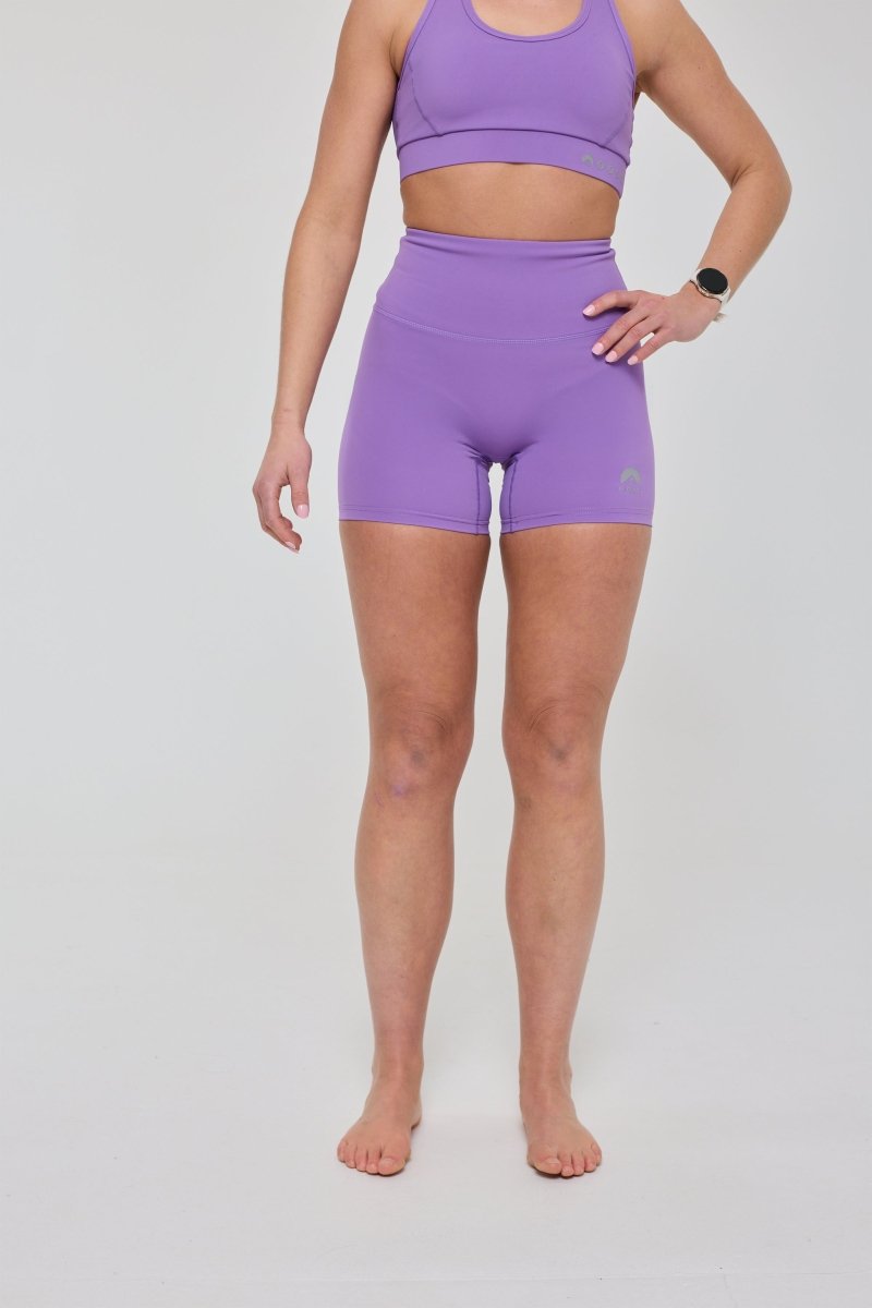Infinite High Waisted Shorts - Purple - OOSC Clothing - USA