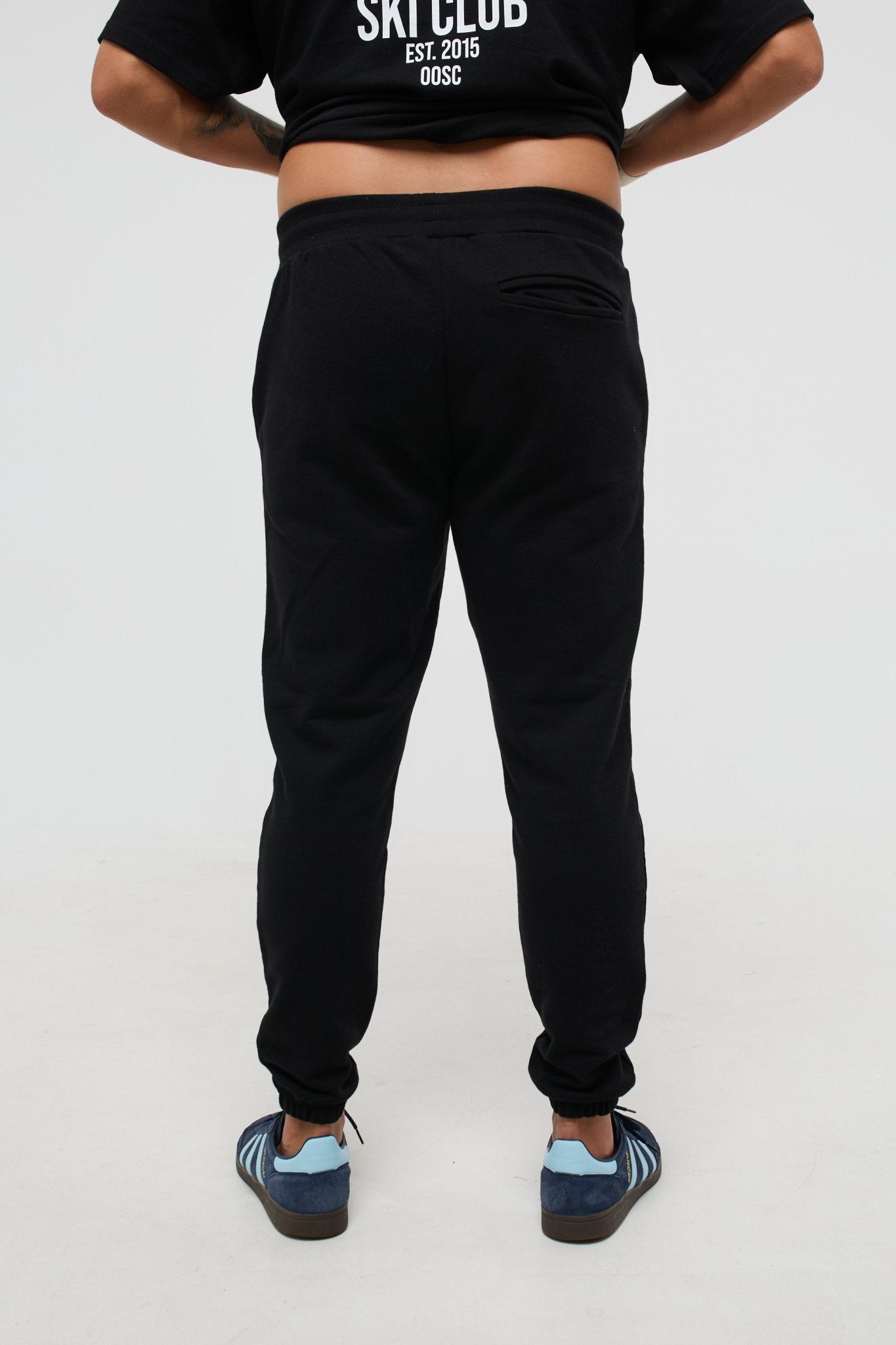 London Ski Club Sweatpants - Black - OOSC Clothing - USA