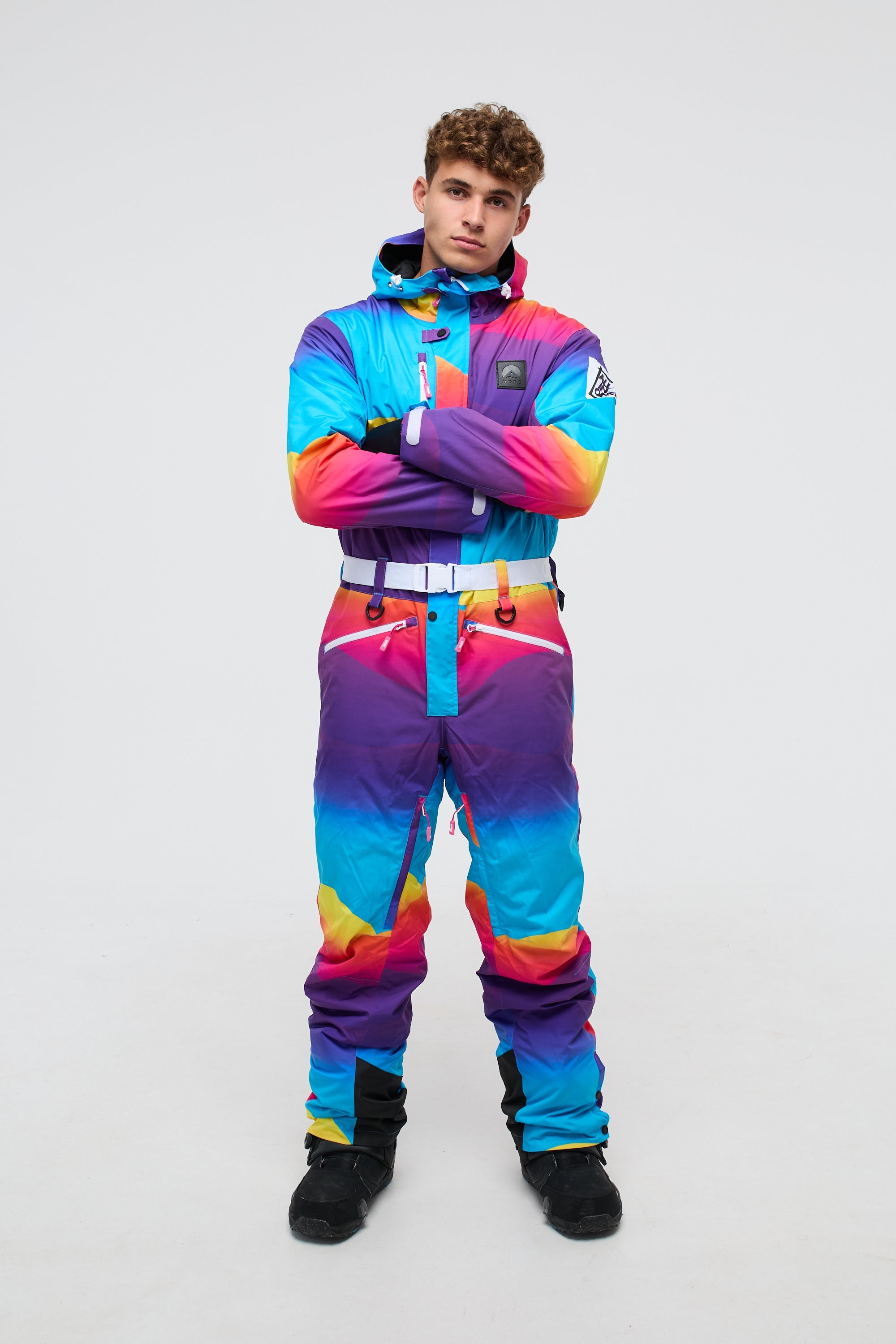 MARK&LONA OLSEN SPONGE JACKET&Skirt セット Mambo Sunset Ski Suit | Multi-Coloured (Mens) -OOSC Clothing