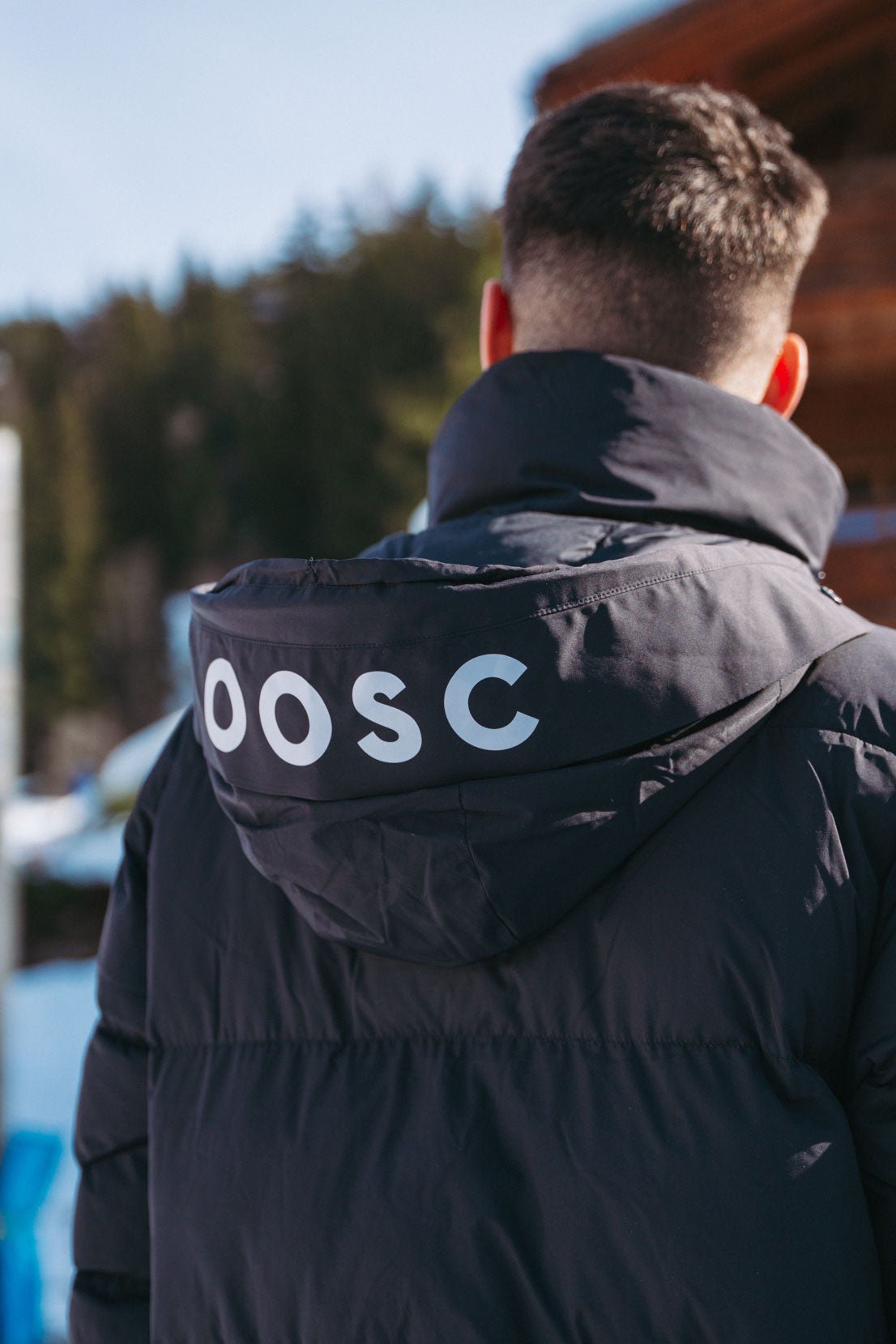 Men's Puffer Jacket Black - OOSC Clothing - USA
