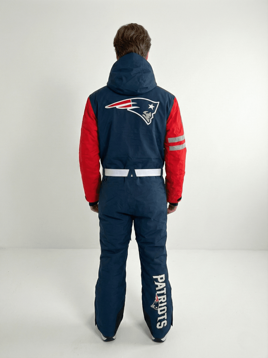 New England Patriots Men's Ski Suit - OOSC Clothing - USA
