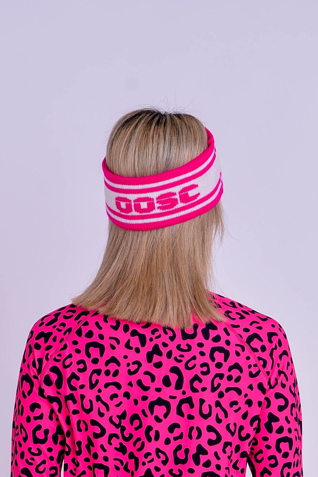OOSC Après Headband - Pink & White - OOSC Clothing - USA