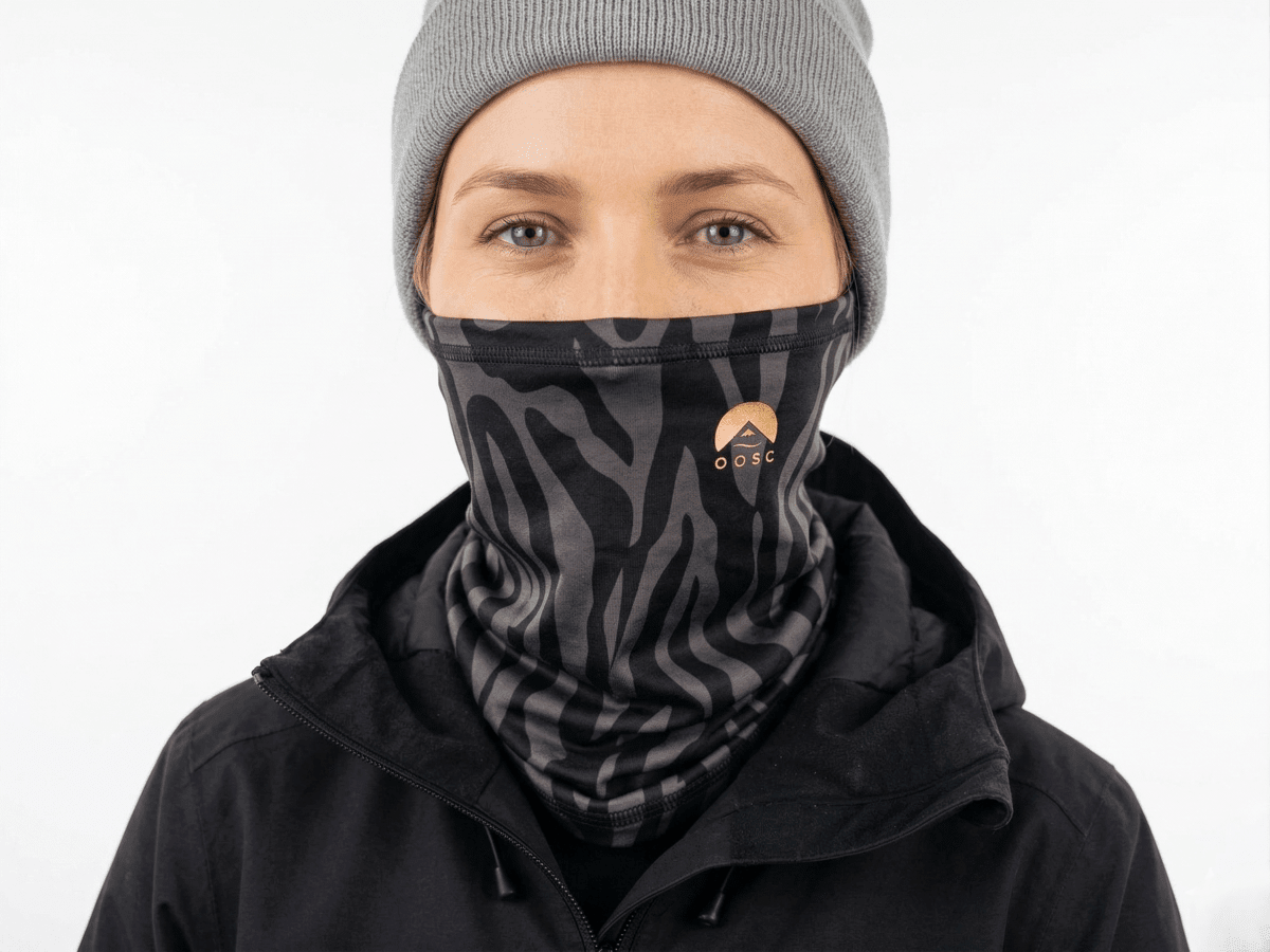 OOSC Neckwarmer - Black Tiger - OOSC Clothing - USA