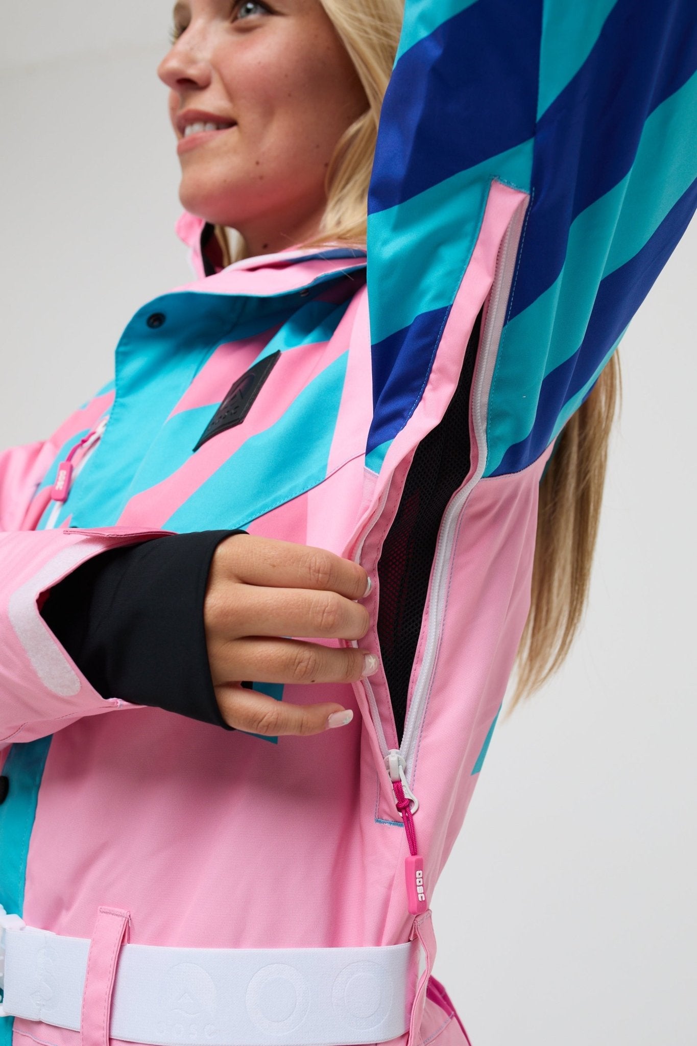 Penfold in Pink Ski Suit - Women's - OOSC Clothing - USA