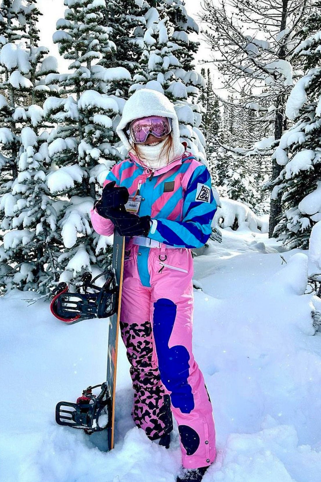 Penfold in Pink Ski Suit - Women's - OOSC Clothing - USA