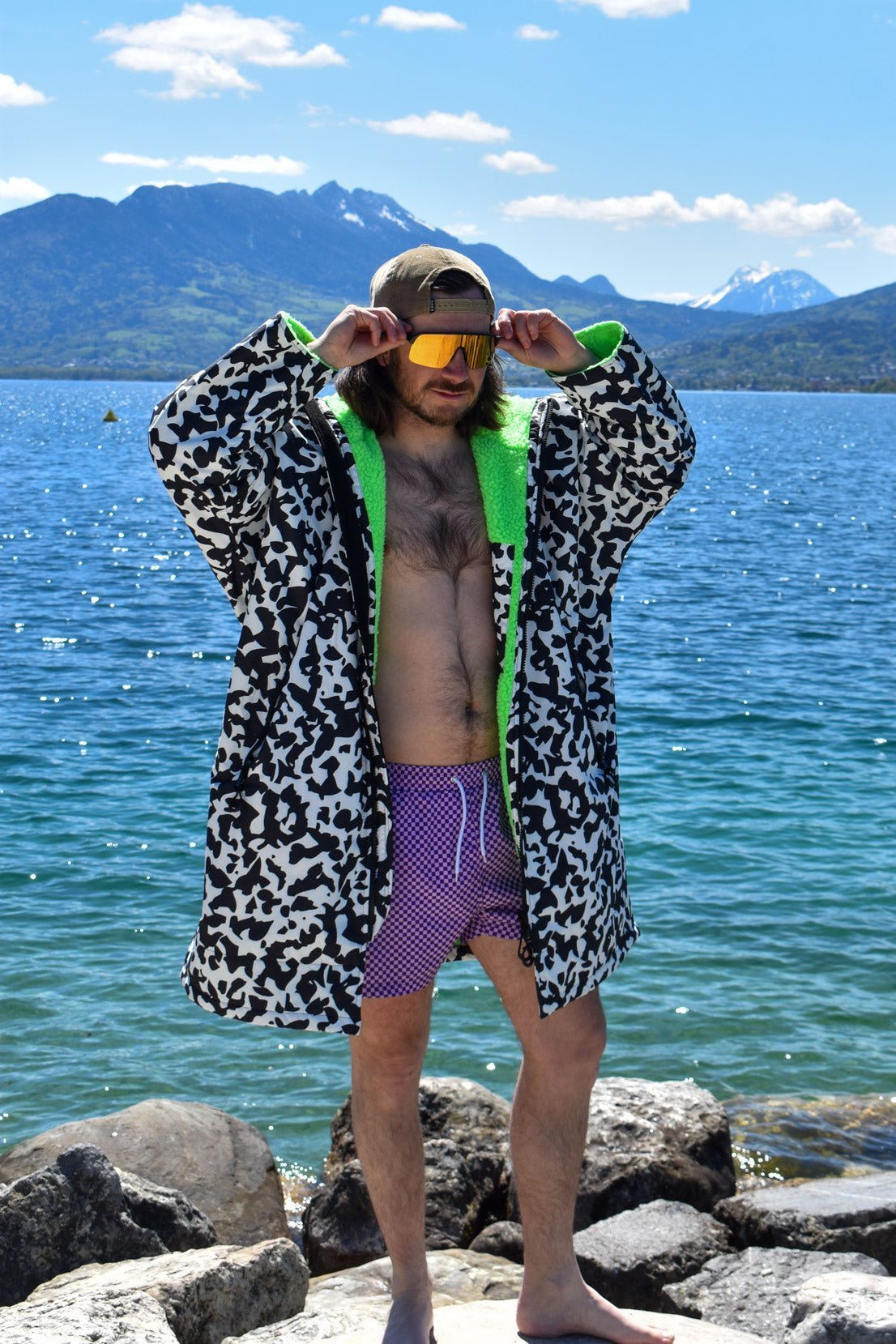 Penfold Recycled Sherpa Lined Changing Robe - Men's - OOSC Clothing - USA