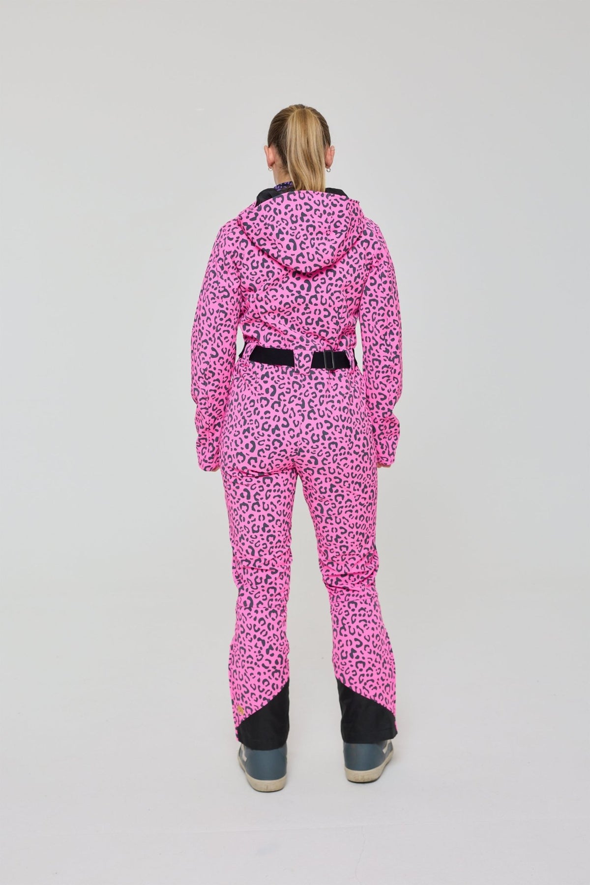 Rosé Leopard Ski Suit - OOSC Clothing - USA