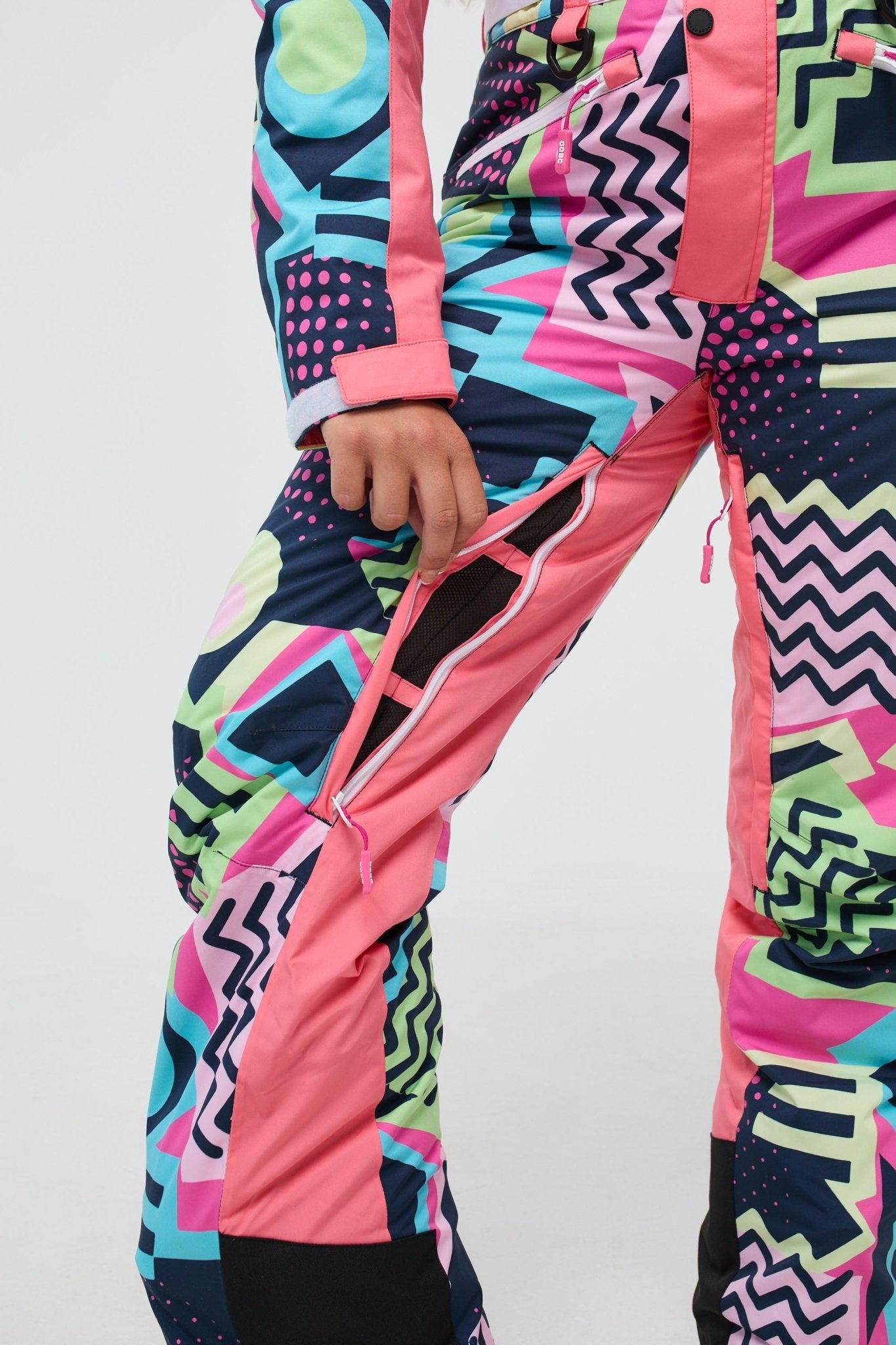 Saved by The Bell Curved Women's Ski Suit - OOSC Clothing - USA