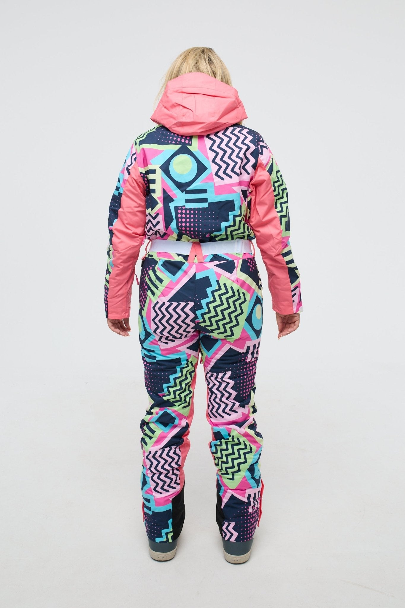 Saved by The Bell Curved Women's Ski Suit - OOSC Clothing - USA