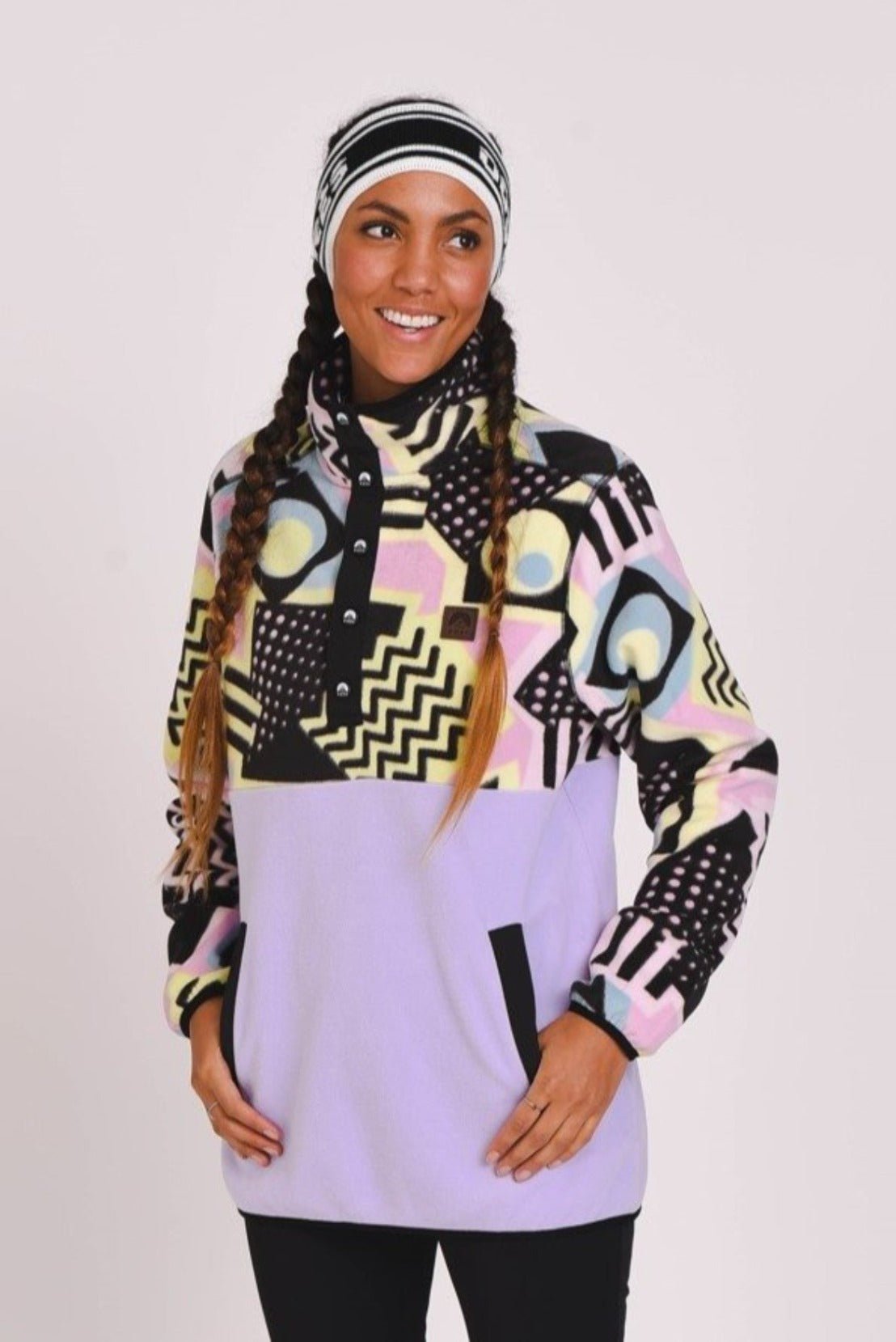 Saved By The Bell Fleece Purple - Women's - OOSC Clothing - USA