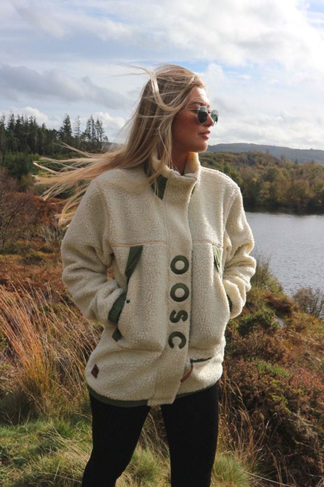 Cream Sherpa Fleece | Women's - OOSC Clothing – OOSC Clothing