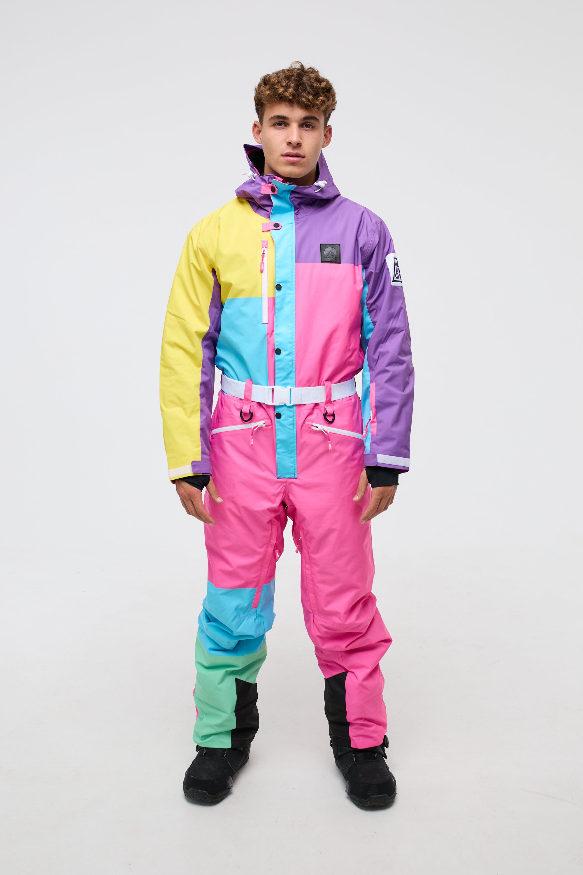 スクイーズ ぷく So Fetch Ski Suit | Pastel Multi-Coloured (Unisex) - OOSC Clothing