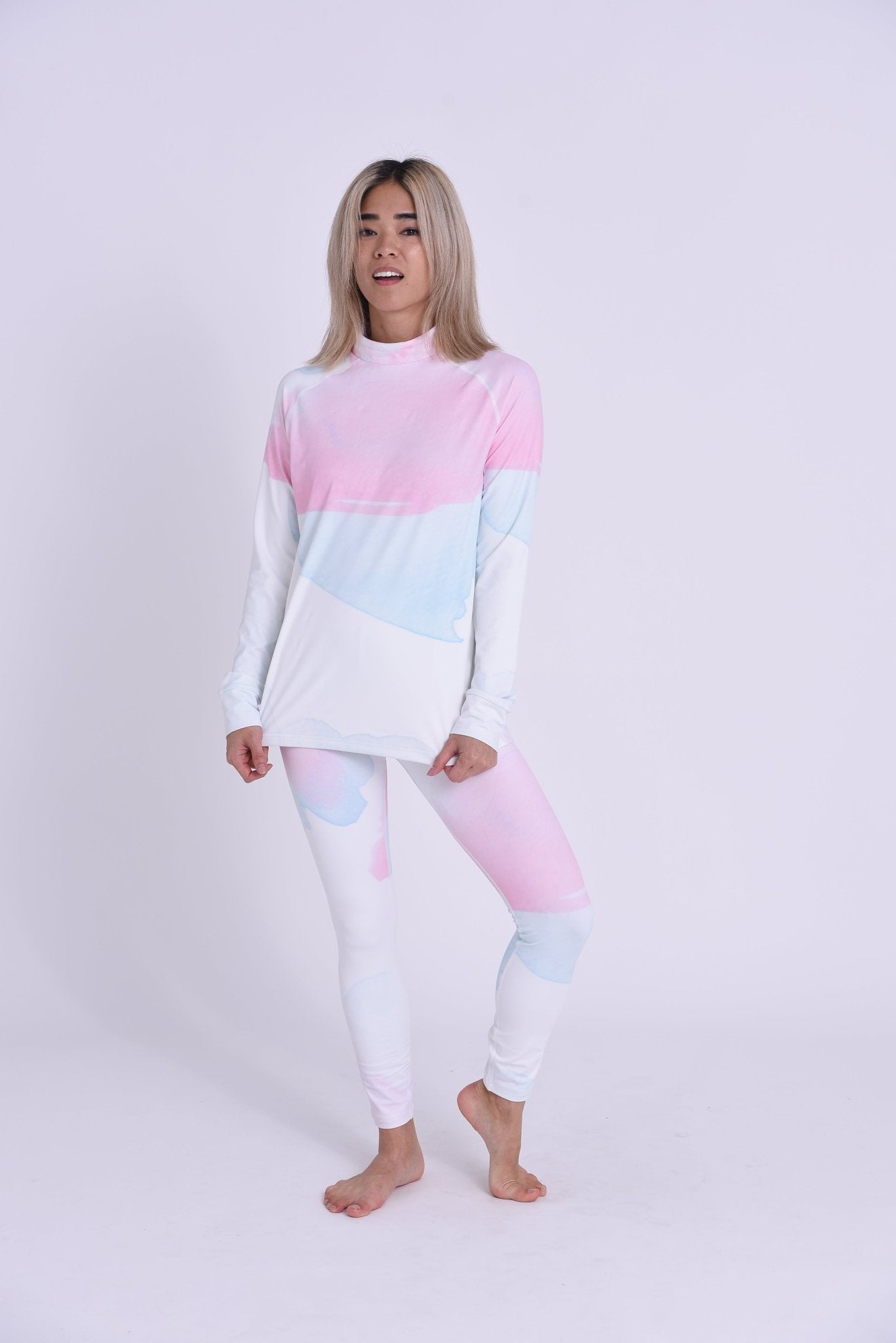 Watercolour Womens Baselayer Legging - OOSC Clothing - USA