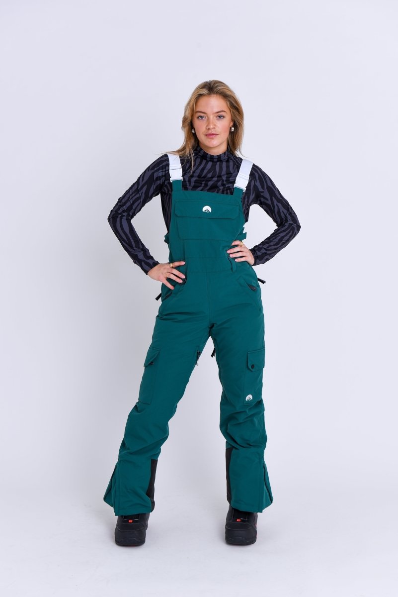Yeh Girl Bib Pant - Forest Green - OOSC Clothing - USA