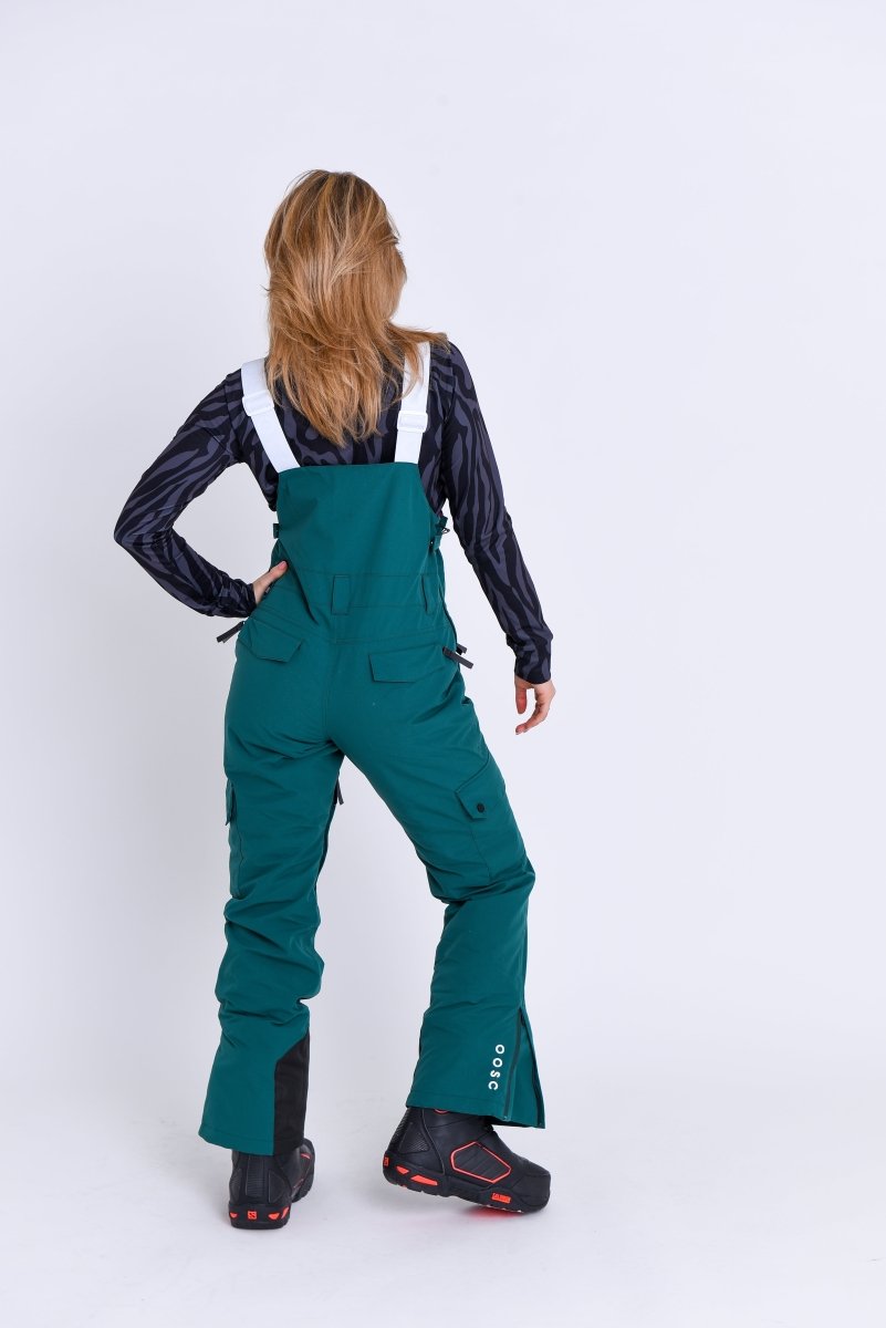 Yeh Girl Bib Pant - Forest Green - OOSC Clothing - USA