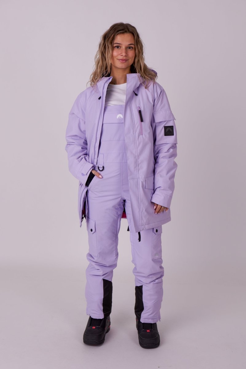 Yeh Girl Bib Pant - Lavender - OOSC Clothing - USA