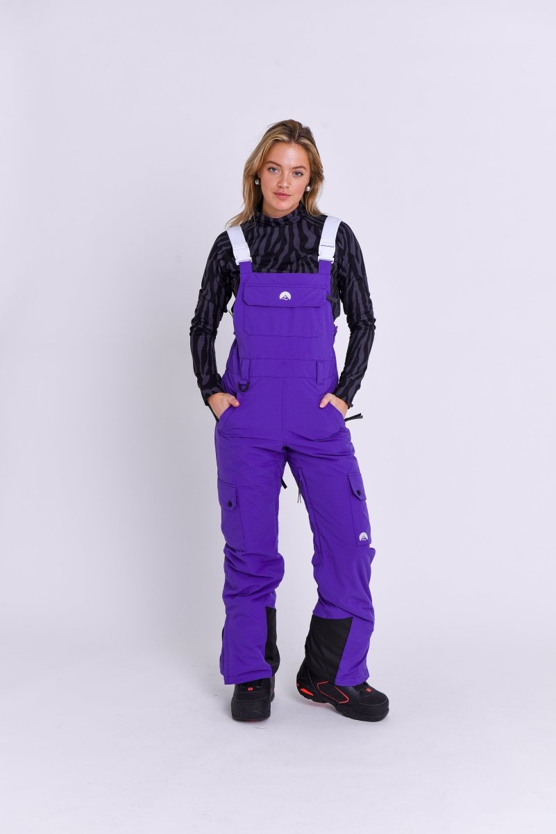 Yeh Girl Bib Pant - Purple - OOSC Clothing - USA