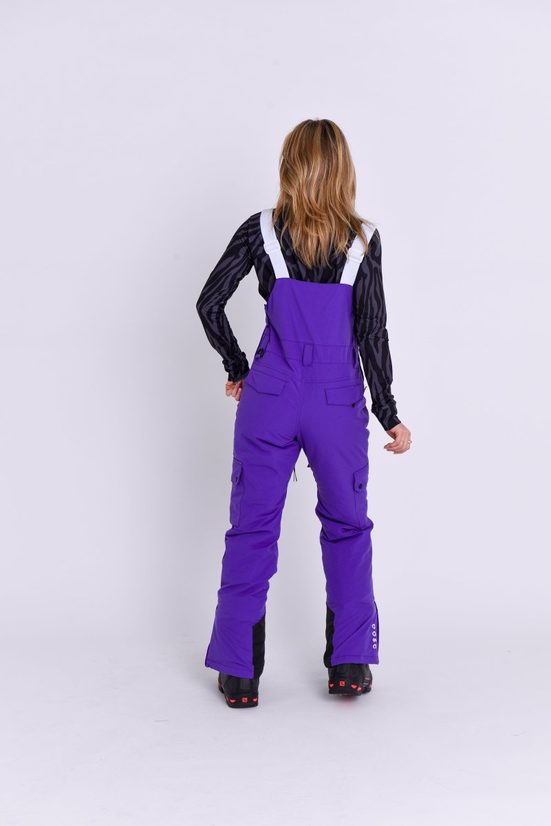 Yeh Girl Bib Pant - Purple - OOSC Clothing - USA