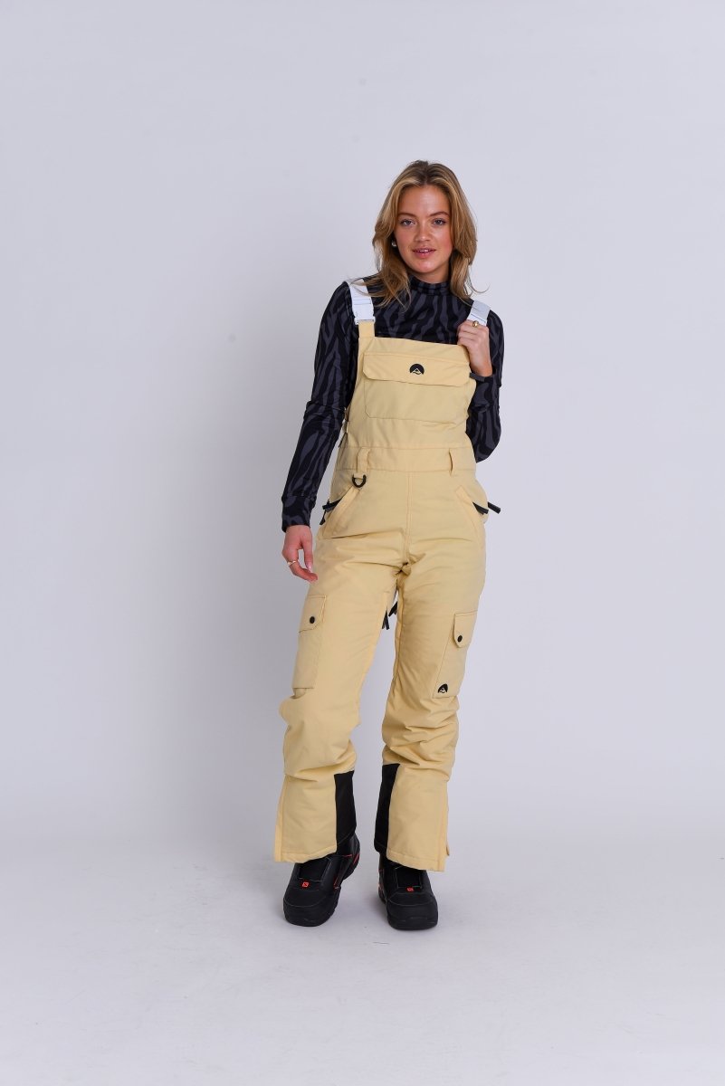 Yeh Girl Bib Pant - Sand - OOSC Clothing - USA